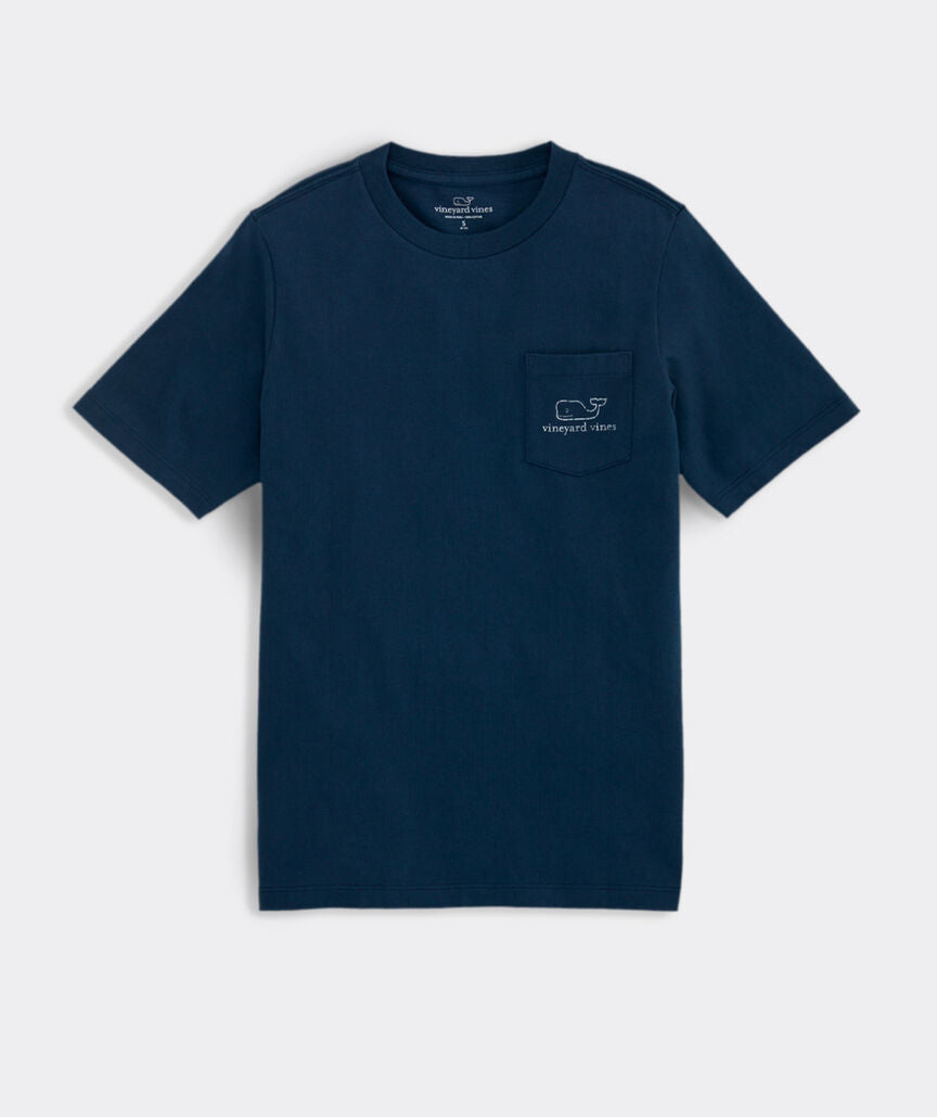 Vineyard Vines Boys' Vintage Whale Short-Sleeve Pocket Tee