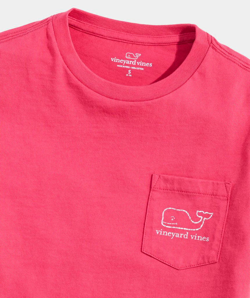 Vineyard Vines Boys' Vintage Whale Short-Sleeve Pocket Tee