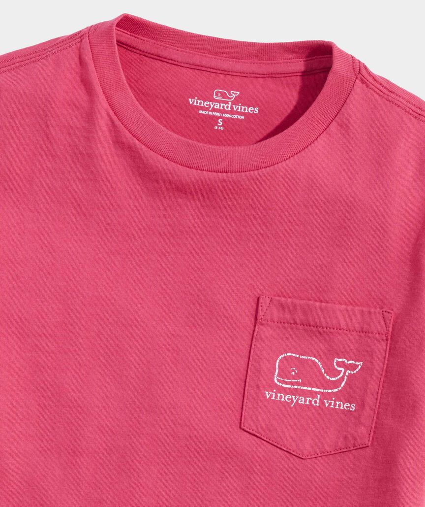 Vineyard Vines Boys' Vintage Whale Short-Sleeve Pocket Tee