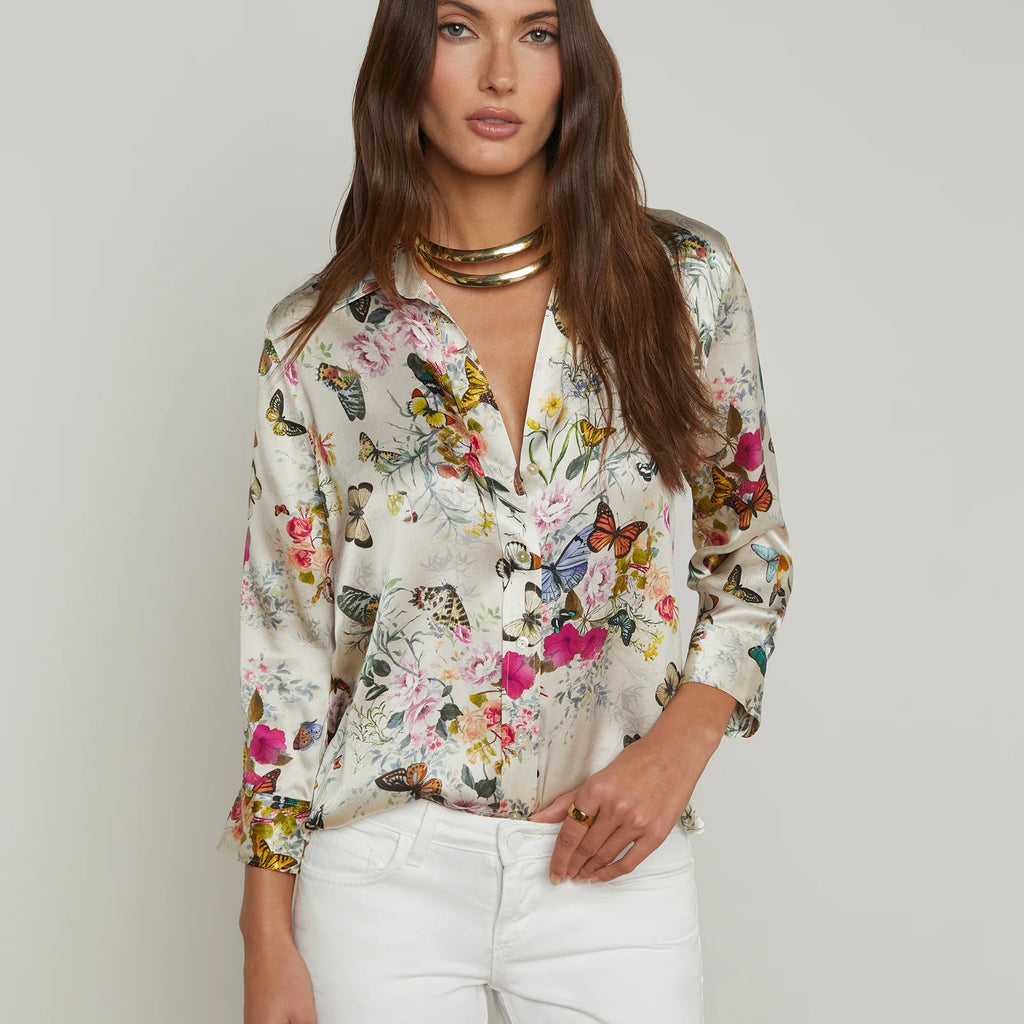 L'Agence Dani Silk Blouse