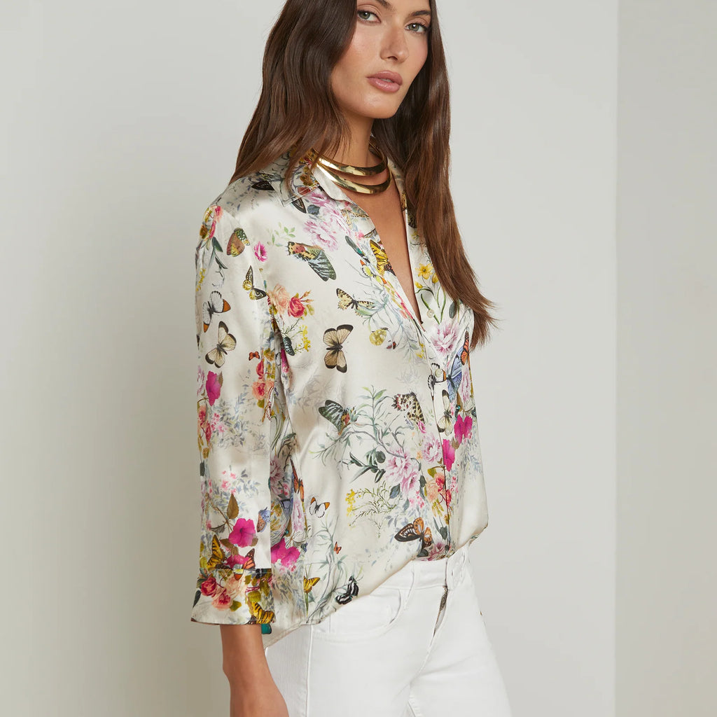 L'Agence Dani Silk Blouse
