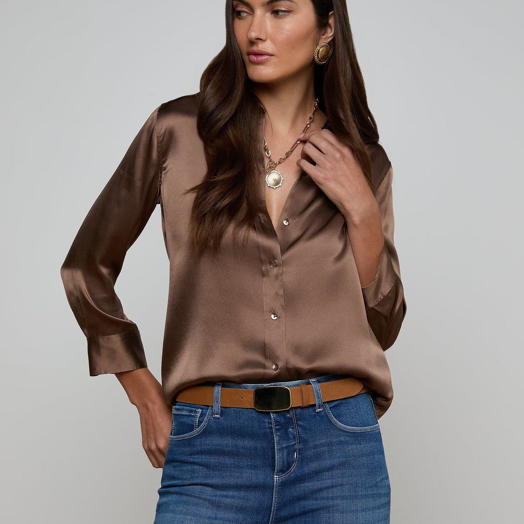 L'Agence Dani Silk Blouse