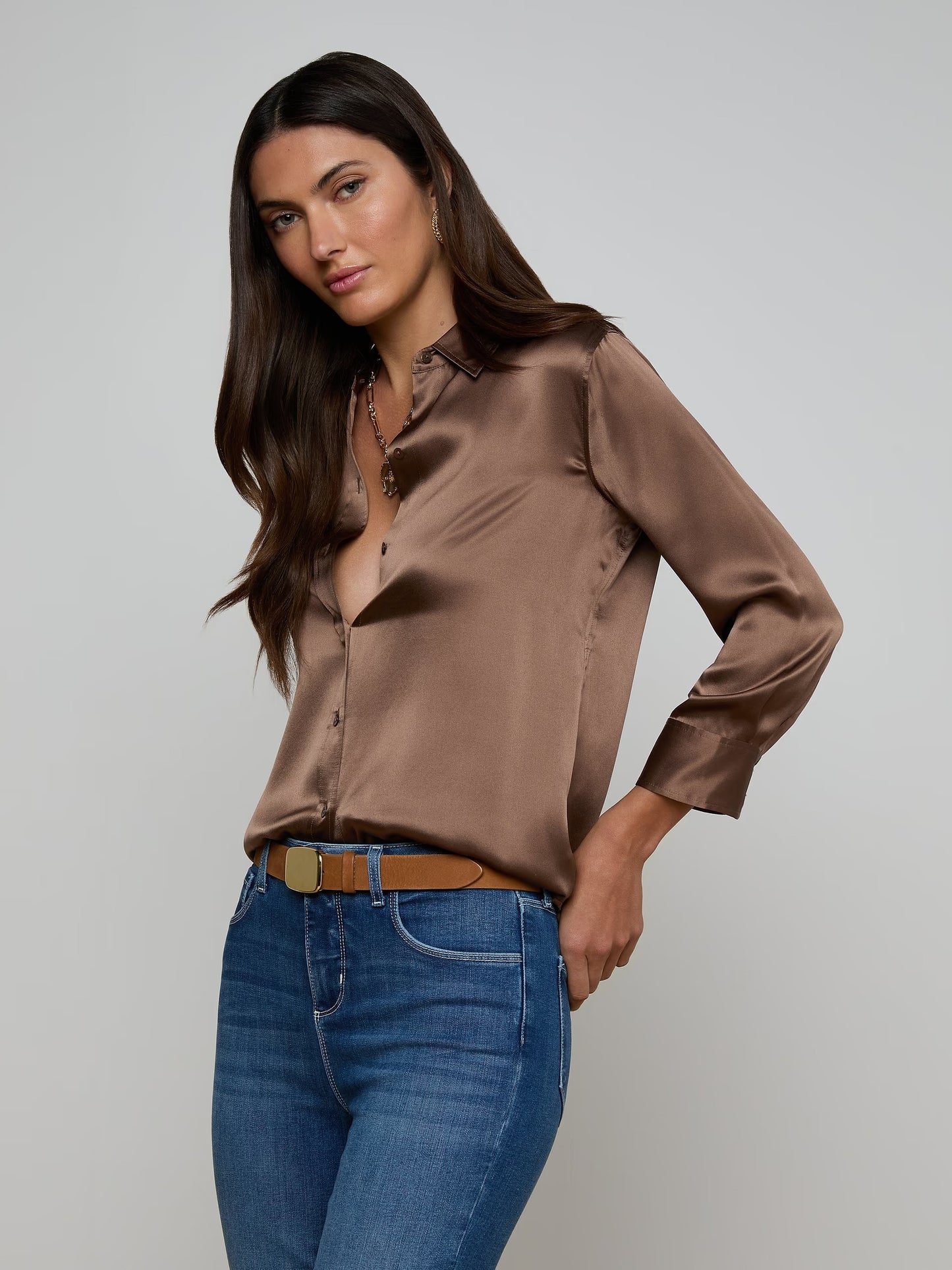 L'Agence Dani Silk Blouse