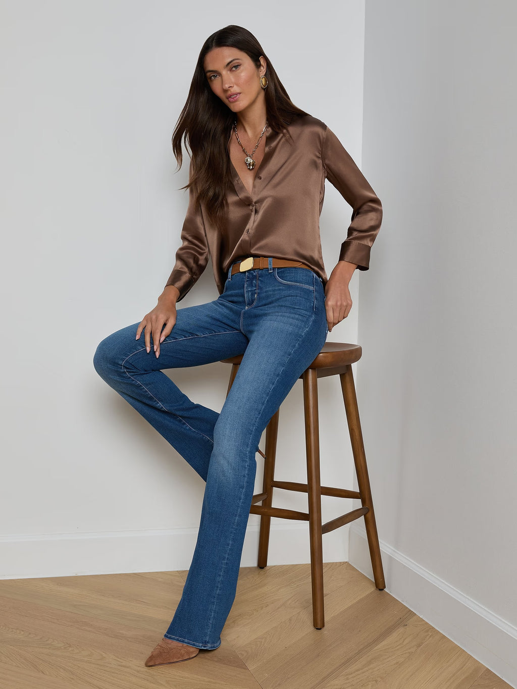 L'Agence Dani Silk Blouse