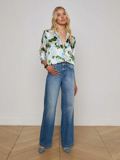 L'Agence Dani Silk Blouse