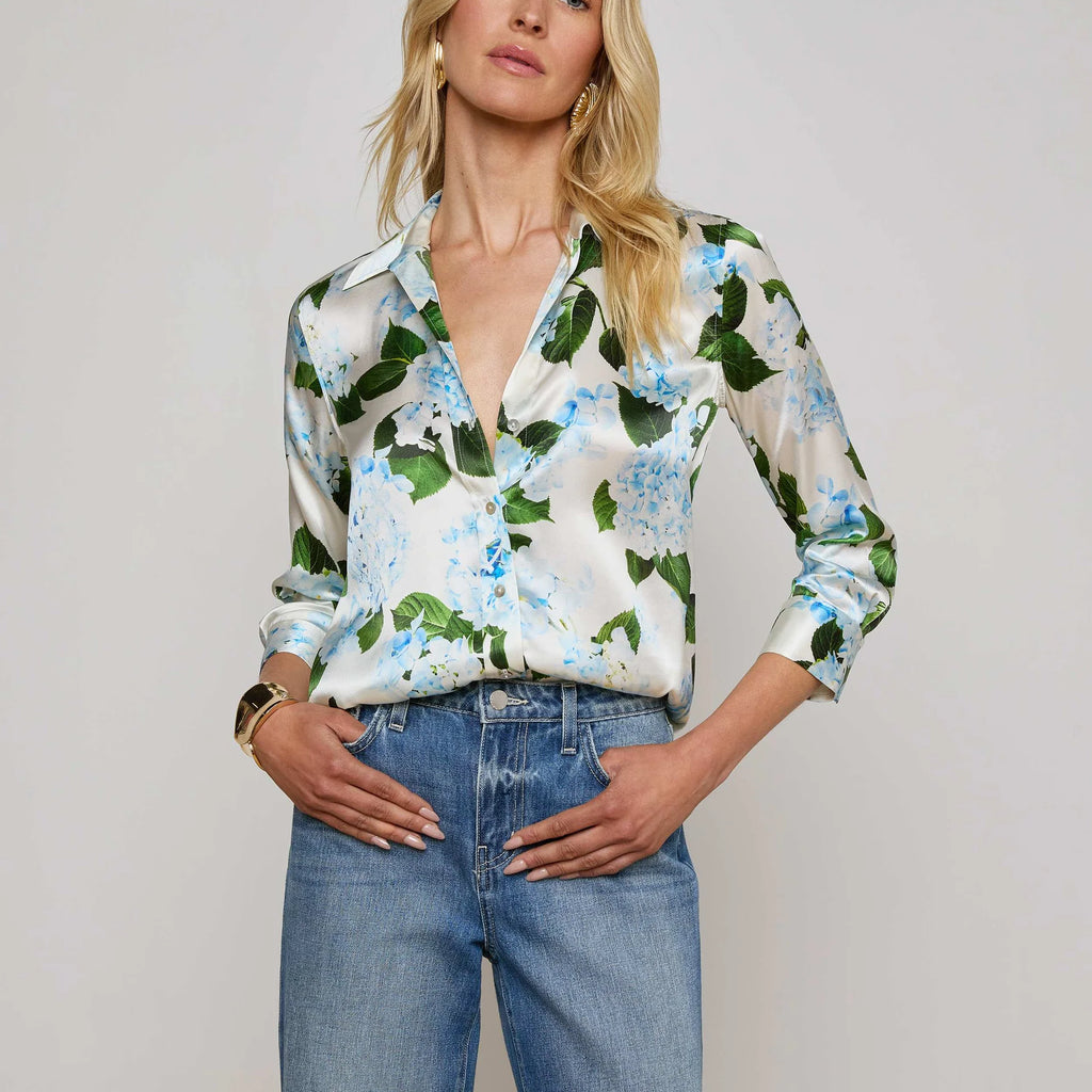 L'Agence Dani Silk Blouse