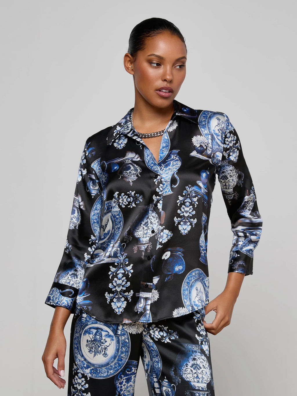 L'Agence Dani Silk Blouse