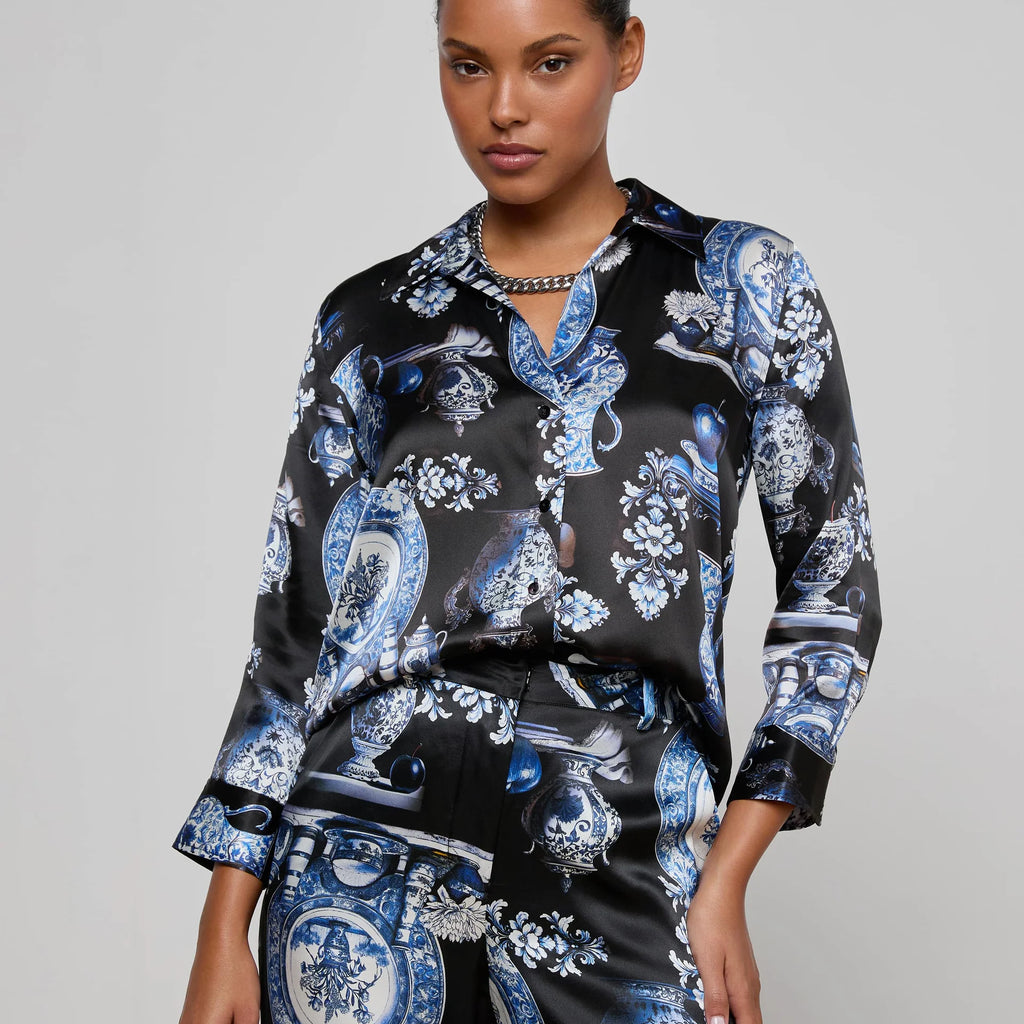 L'Agence Dani Silk Blouse