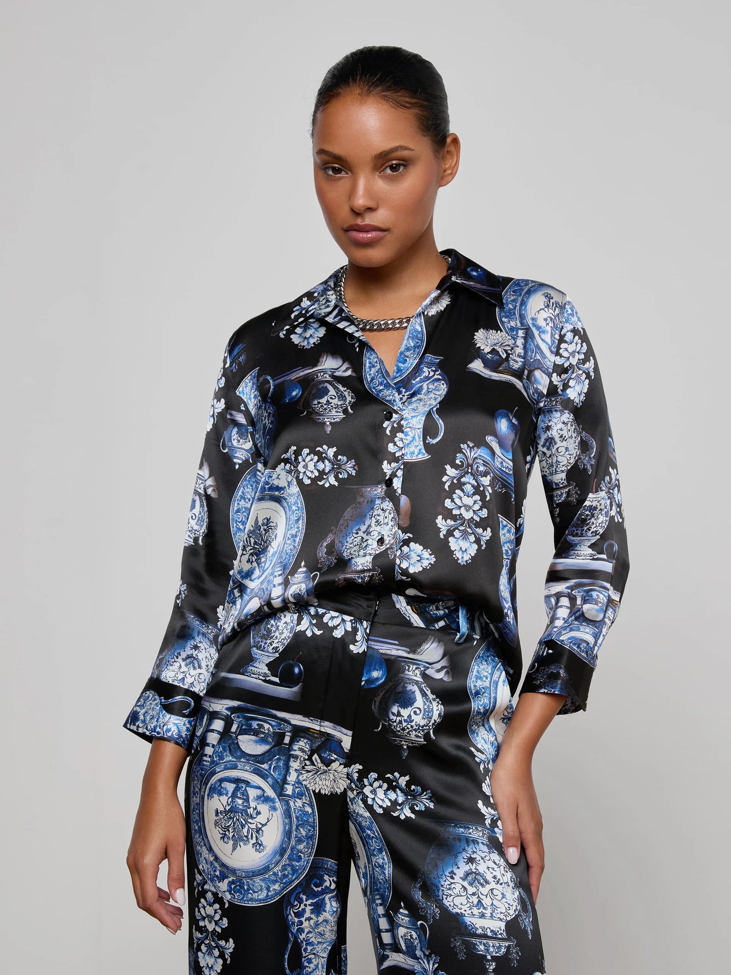 L'Agence Dani Silk Blouse