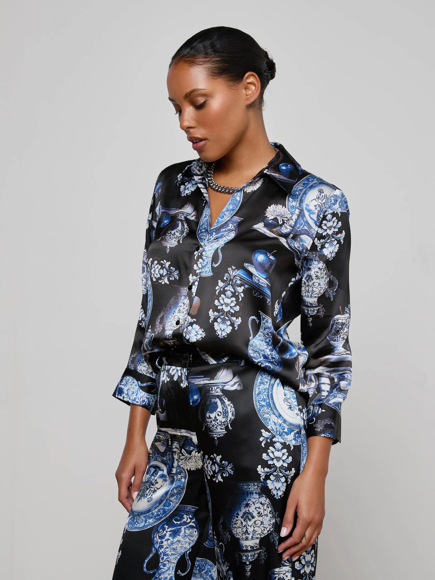 L'Agence Dani Silk Blouse