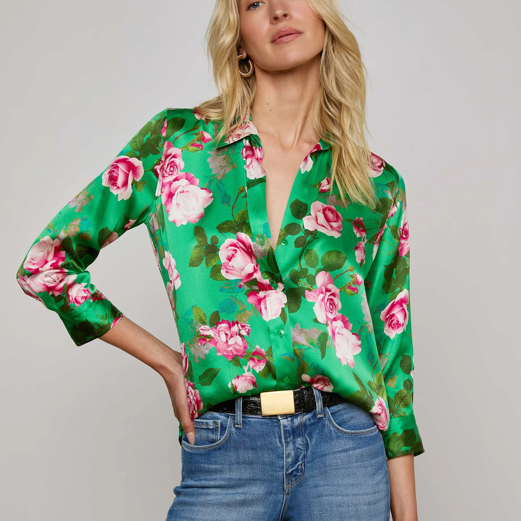 L'Agence Dani Silk Blouse