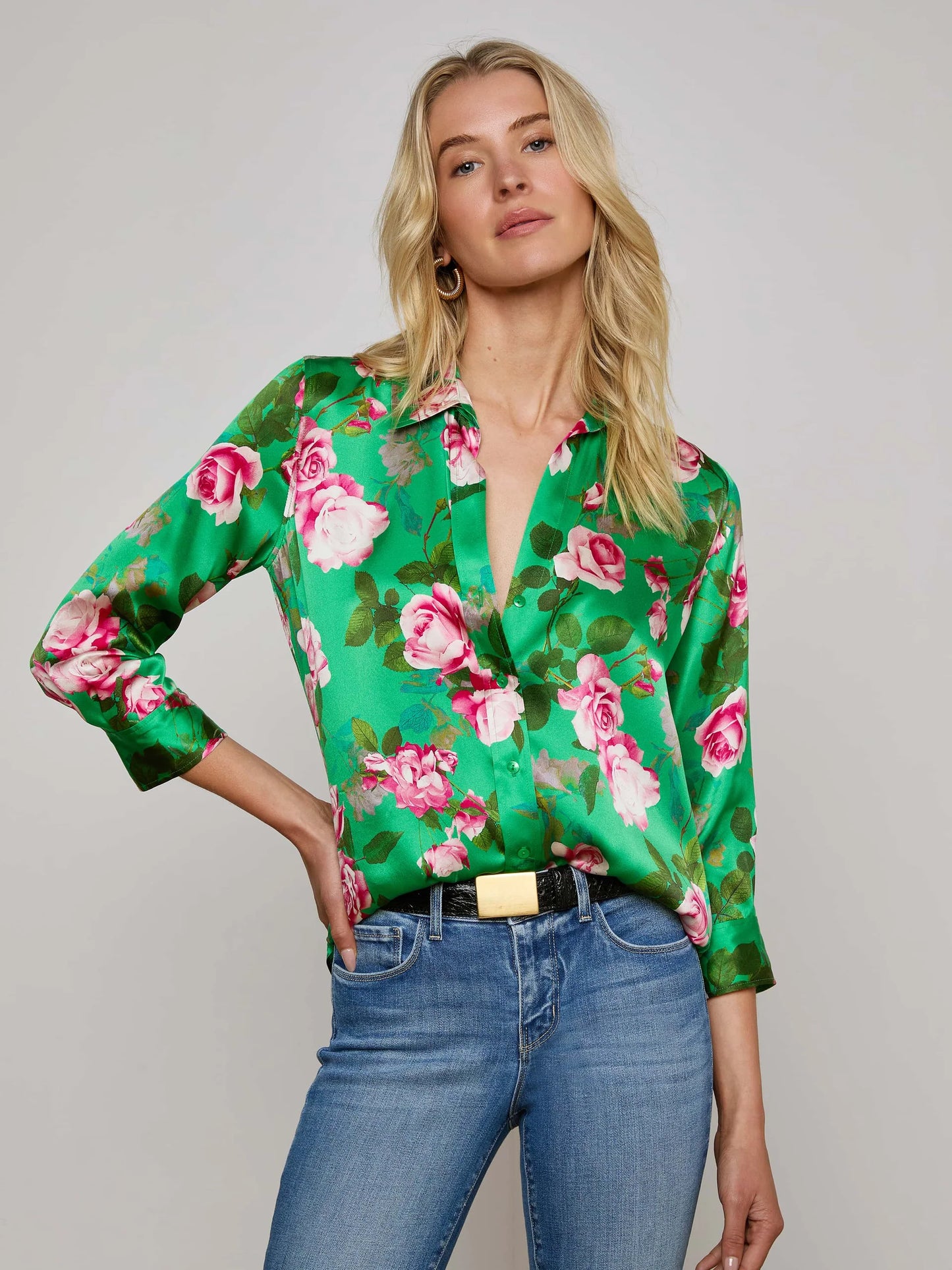 L'Agence Dani Silk Blouse