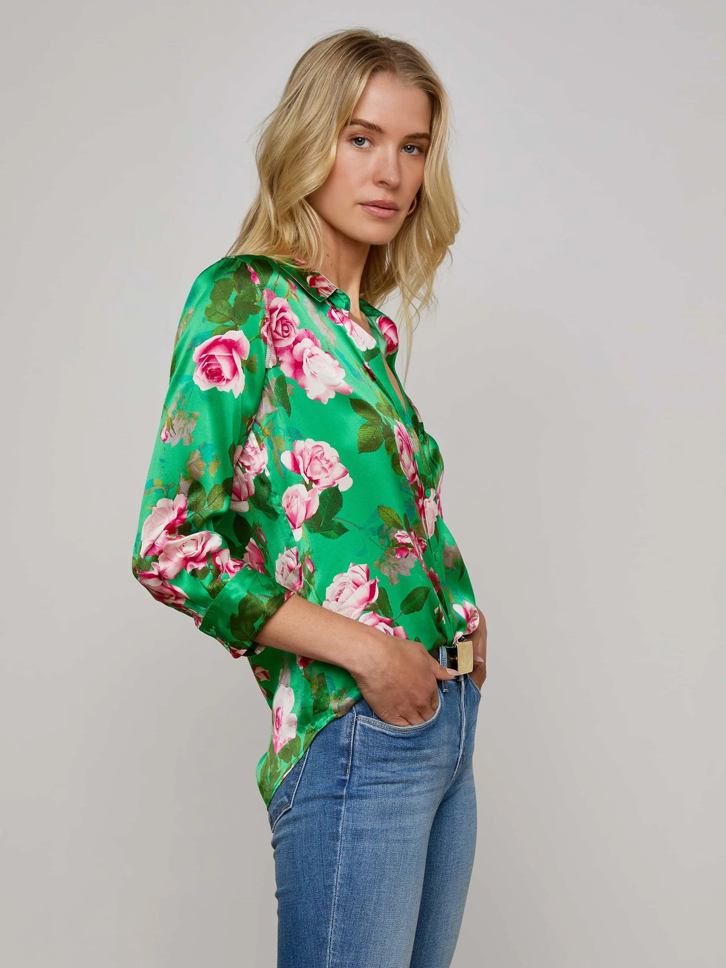 L'Agence Dani Silk Blouse
