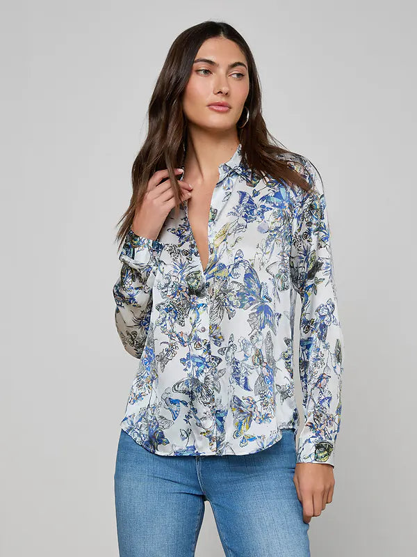 L'Agence Tyler Silk Blouse