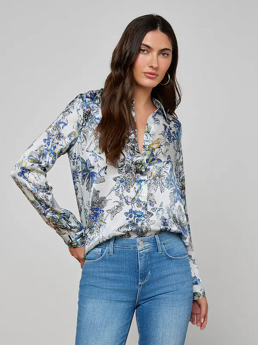 L'Agence Tyler Silk Blouse