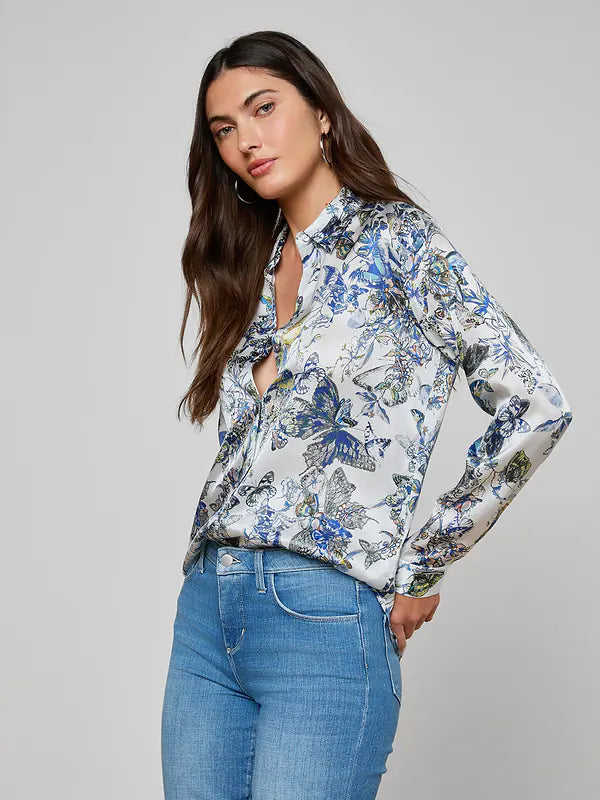 L'Agence Tyler Silk Blouse
