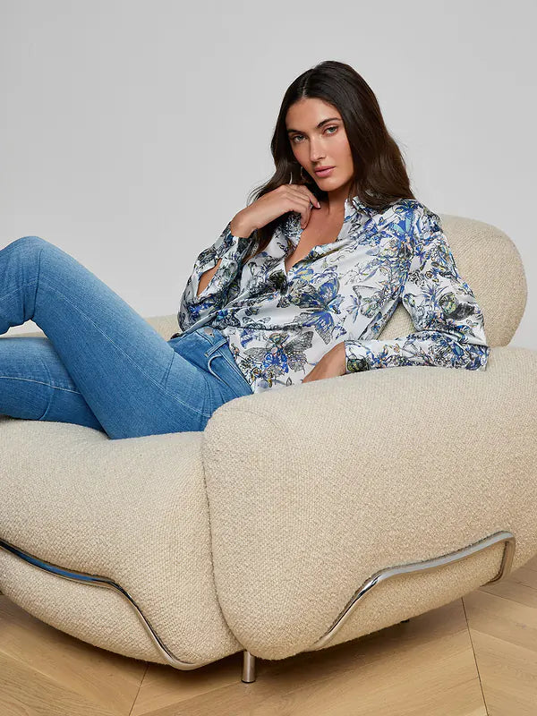 L'Agence Tyler Silk Blouse