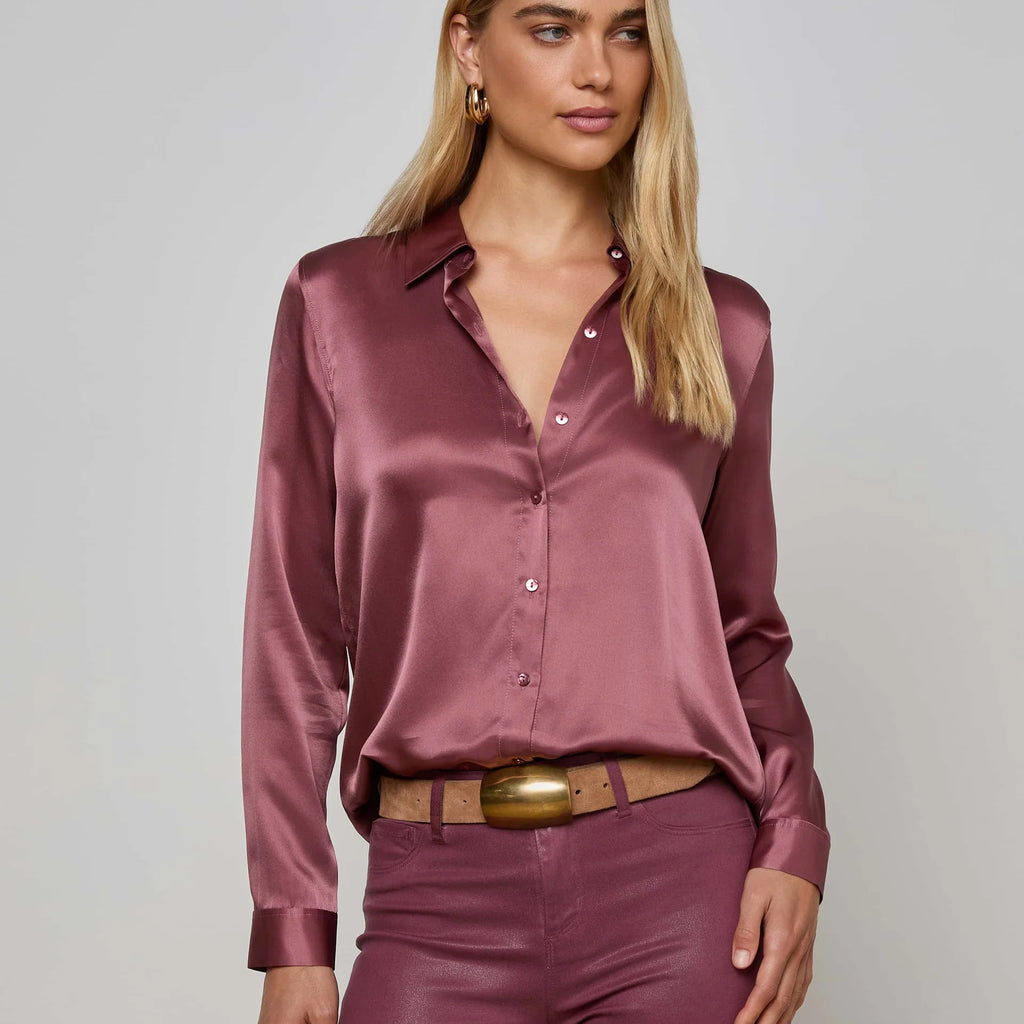 L'Agence Tyler Silk Blouse