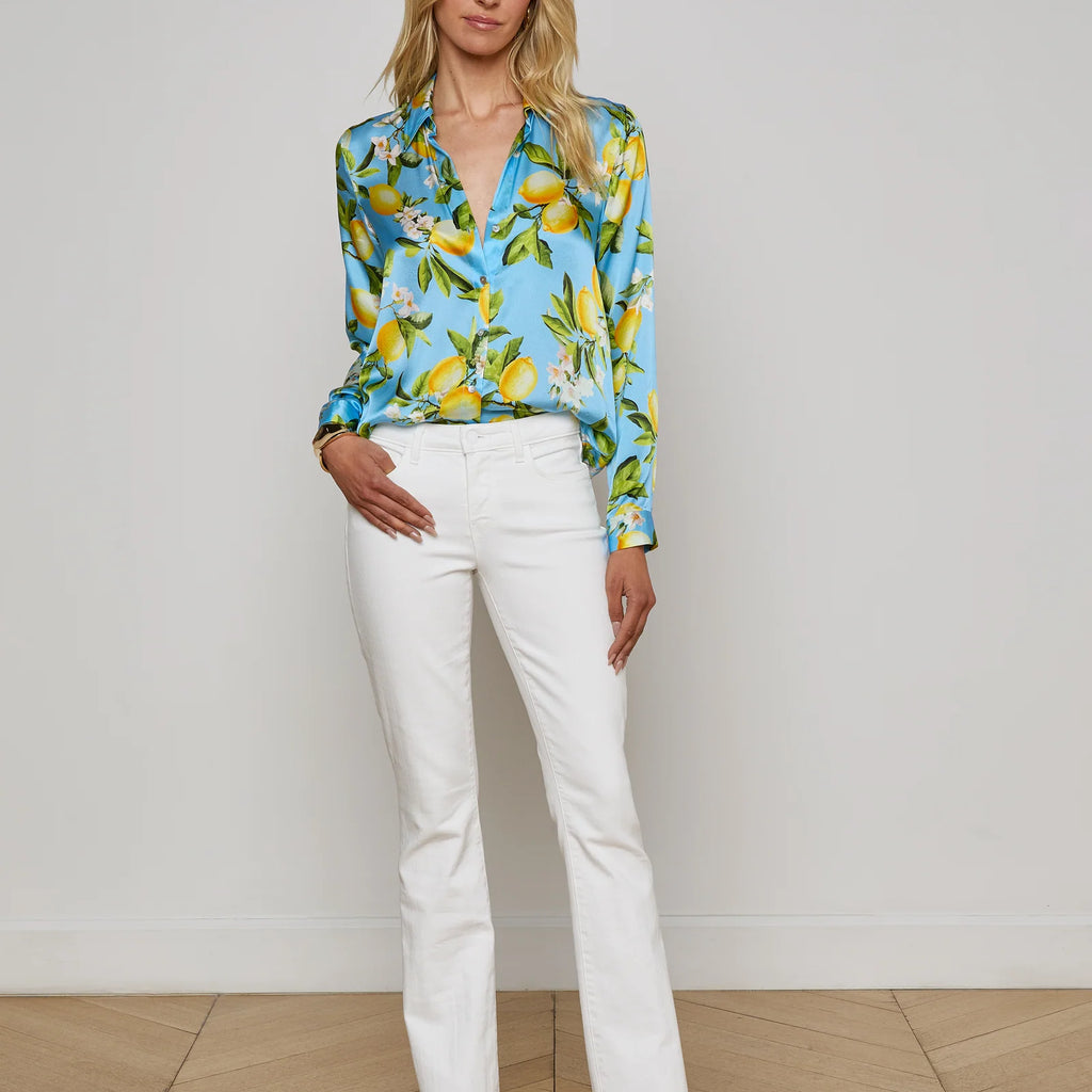 L'Agence Tyler Silk Blouse