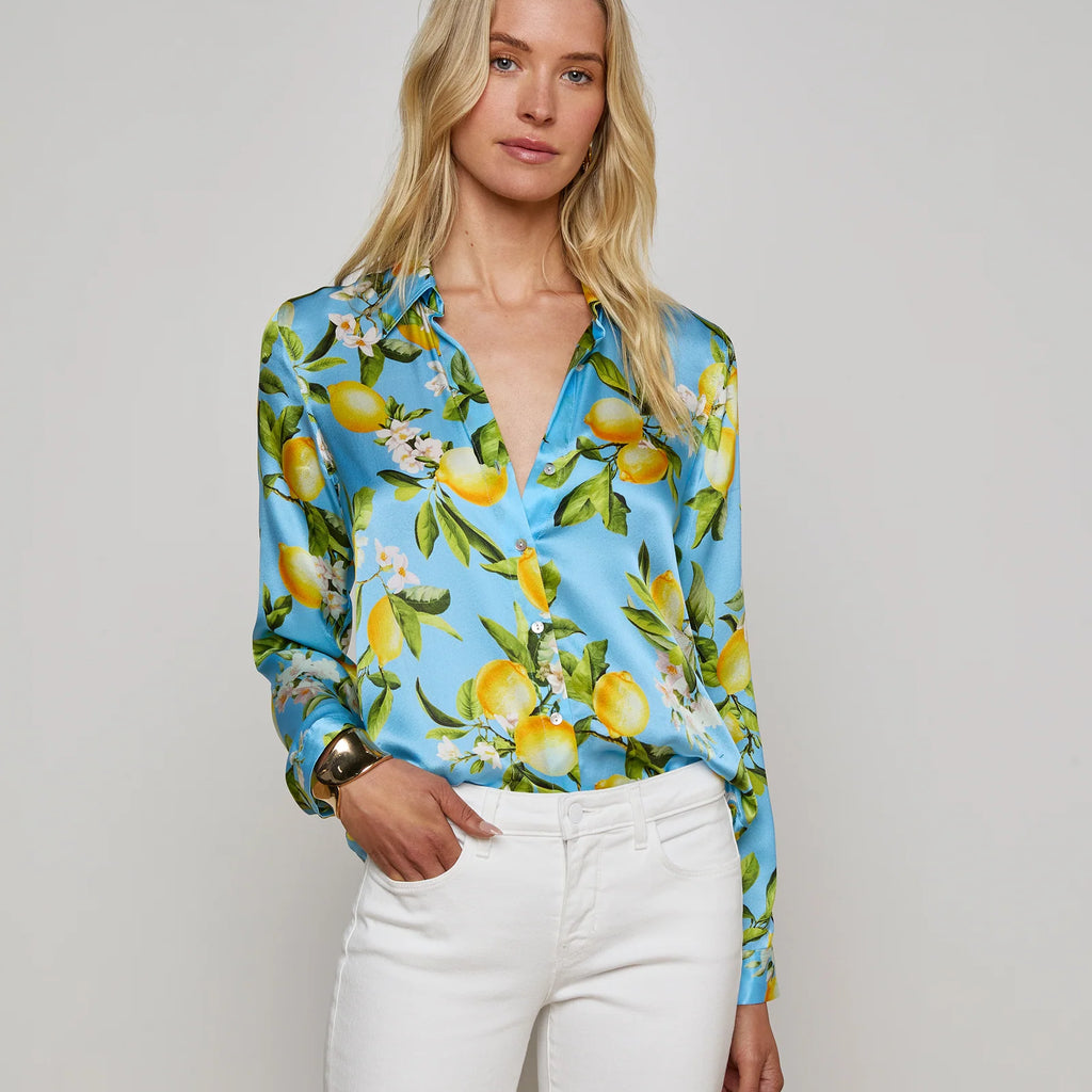 L'Agence Tyler Silk Blouse