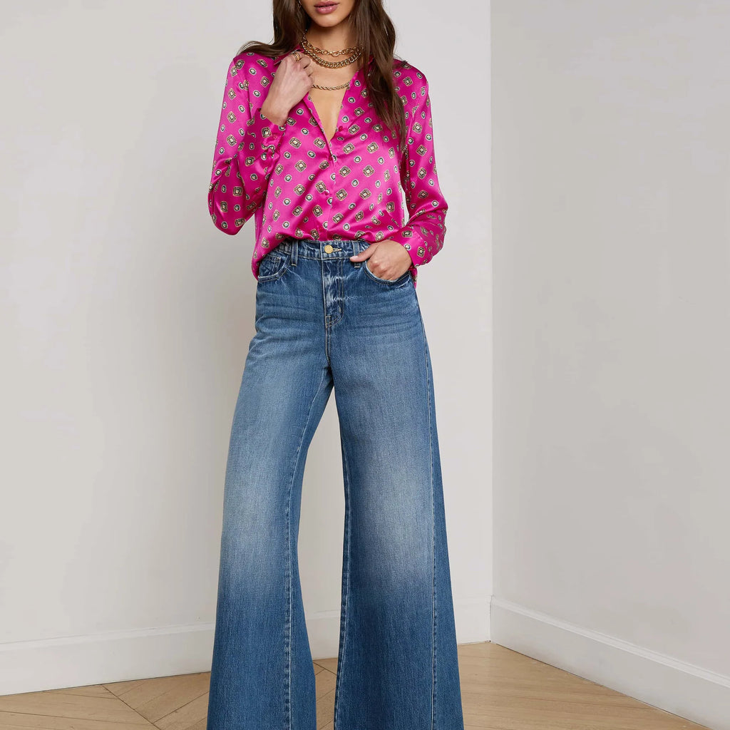 L'Agence Tyler Silk Blouse