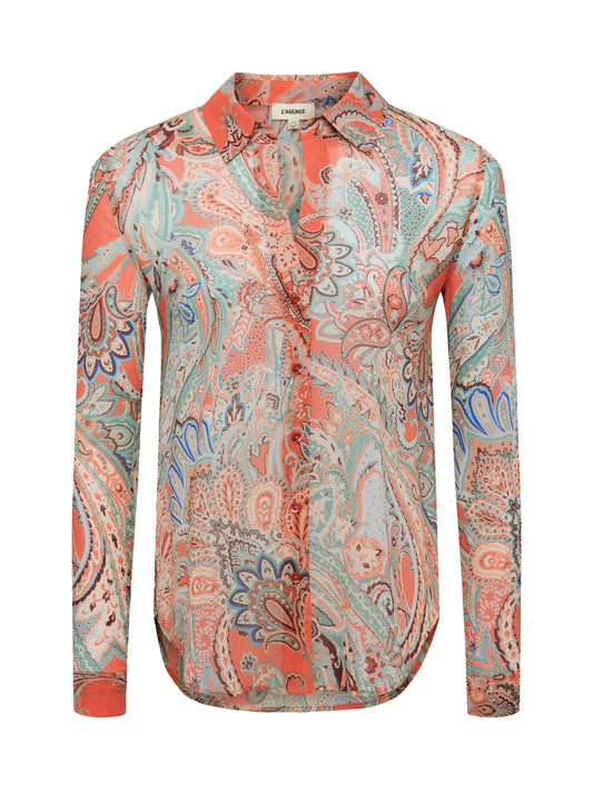 L'Agence Laurent Paisley Blouse