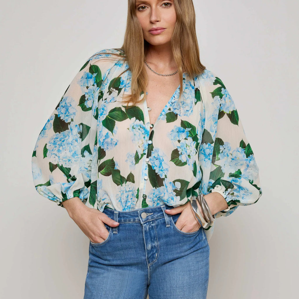 L'Agence Teagan Blouse