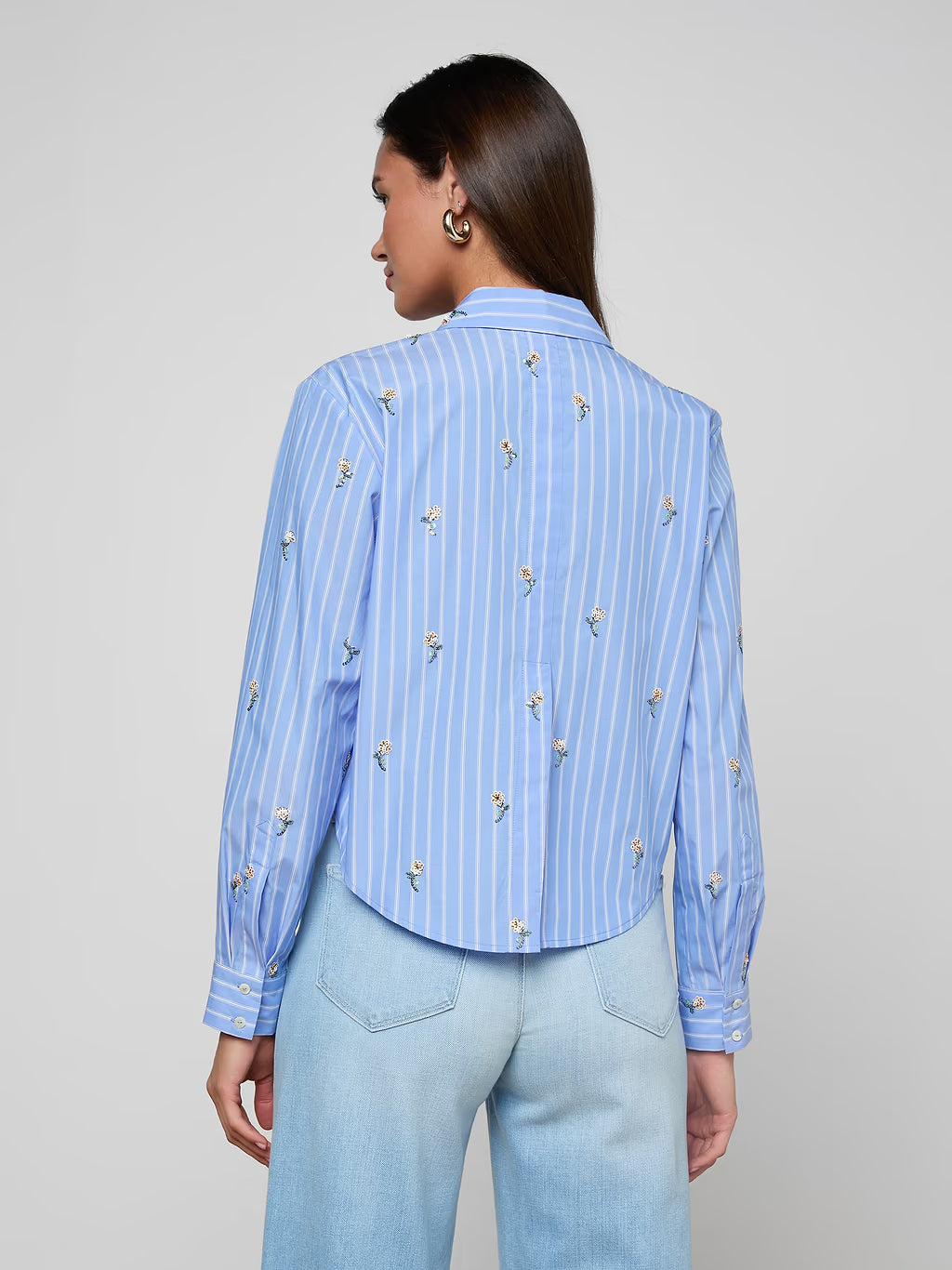 L'Agence Cosette Sequined Shirt