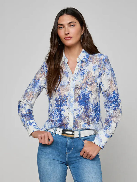 L'Agence Maia Lace Blouse
