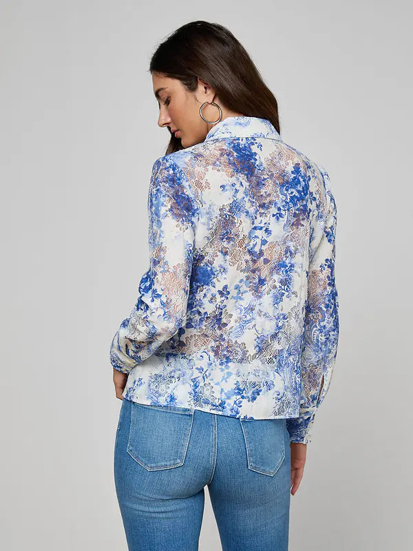 L'Agence Maia Lace Blouse