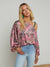 L'Agence Asami Chain One-Shoulder Blouse