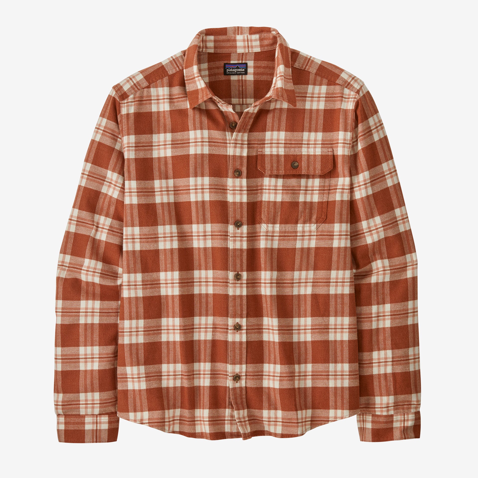 Patagonia Men's Long-Sleeved Lightweight Fjord Flannel Shirt