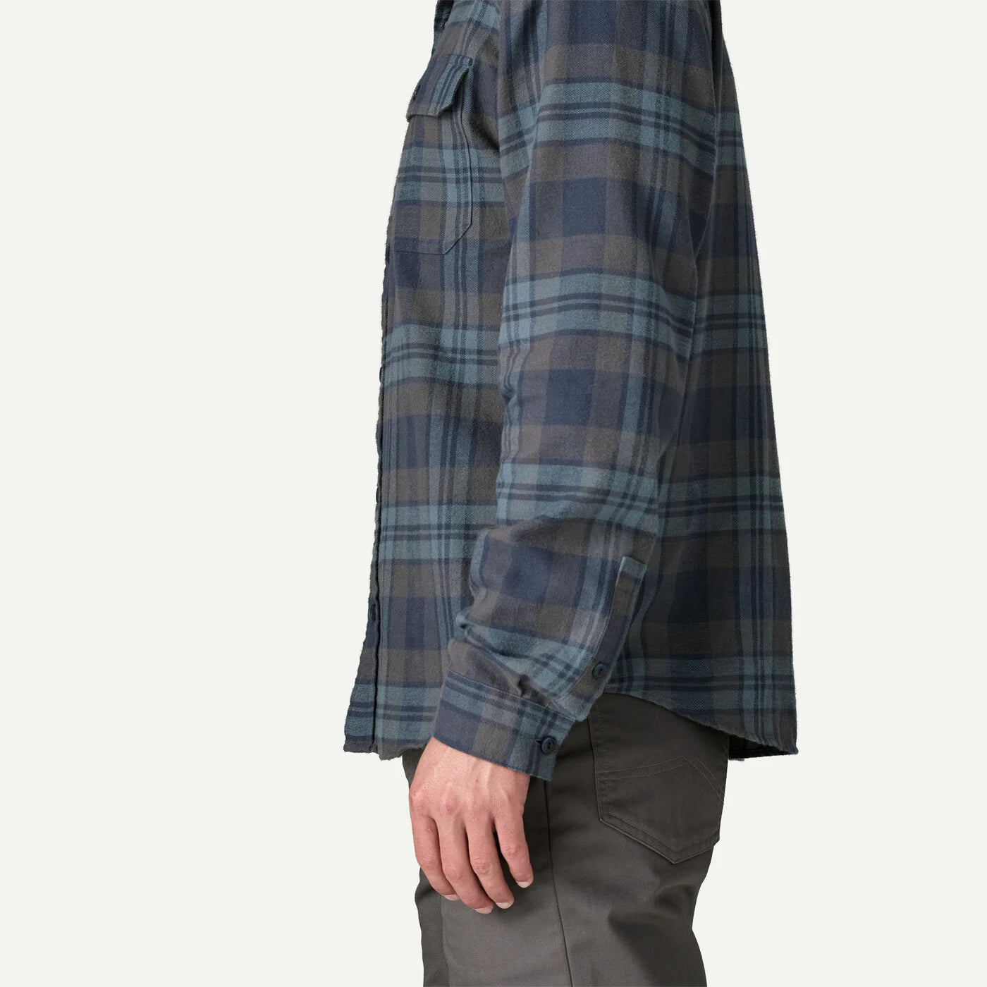 Patagonia Men's Long-Sleeved Lightweight Fjord Flannel Shirt