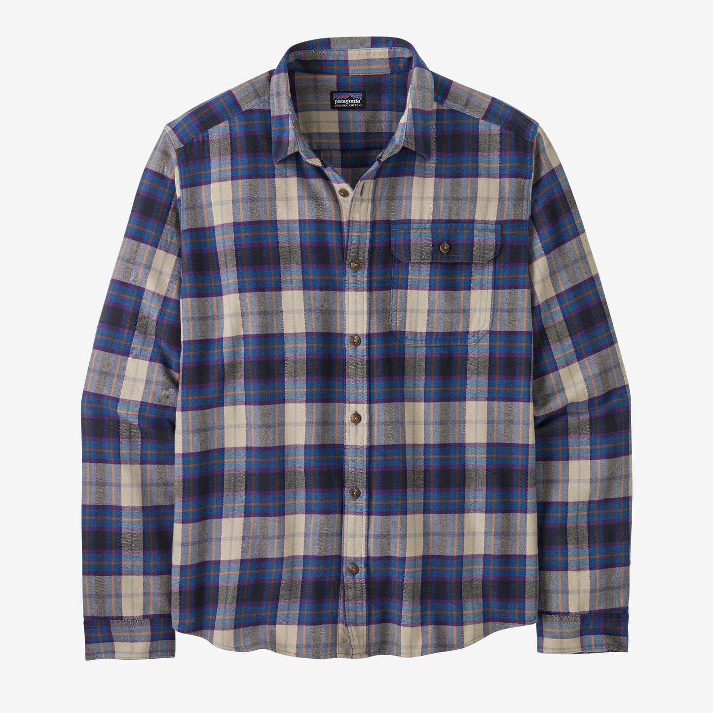 Patagonia Men's Long-Sleeved Lightweight Fjord Flannel Shirt