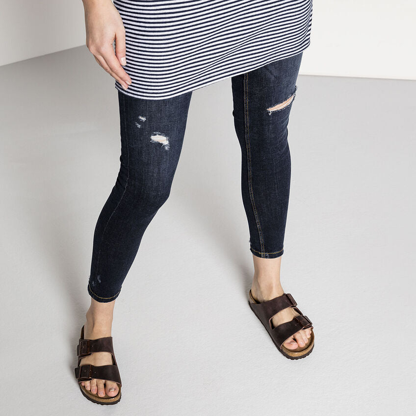 Birkenstock Women's Arizona Soft Footbed Oiled Leather Sandals