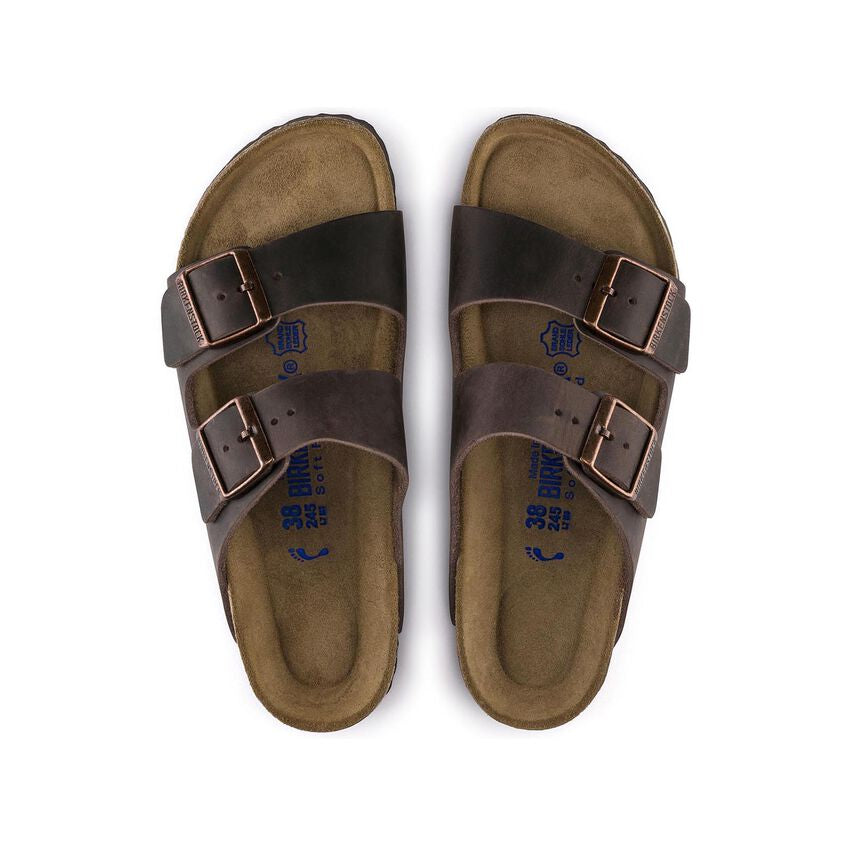 Birkenstock Women's Arizona Soft Footbed Oiled Leather Sandals