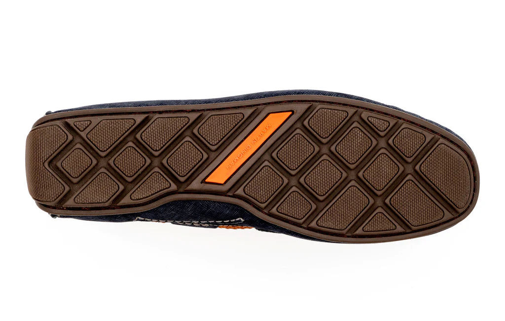 Martin Dingman Bermuda Nubuck Braided Bit Loafers