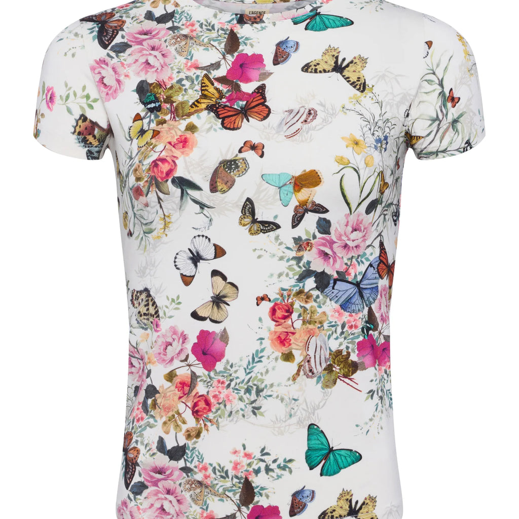 L'Agence Ressi Fitted Tee