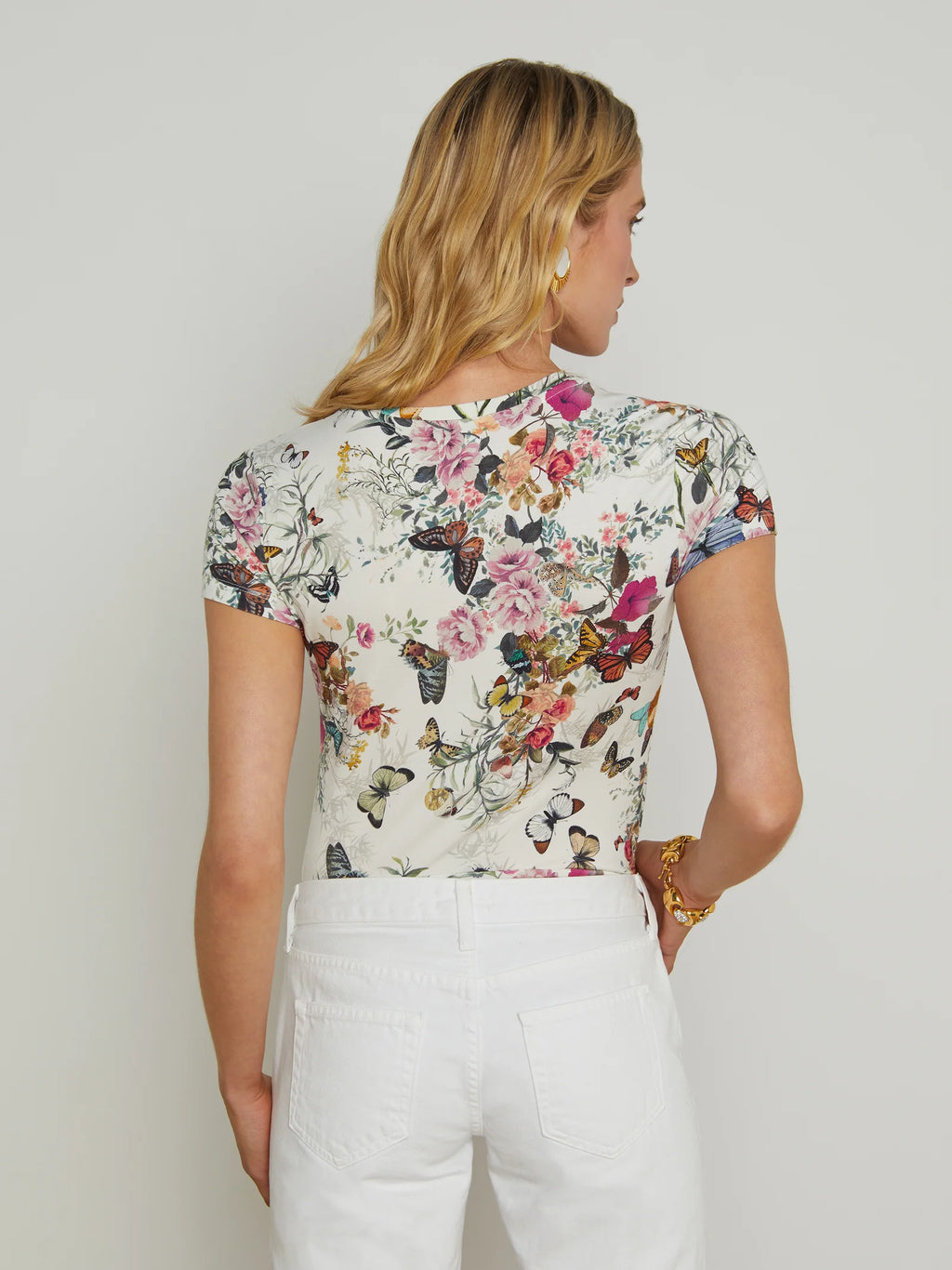 L'Agence Ressi Fitted Tee