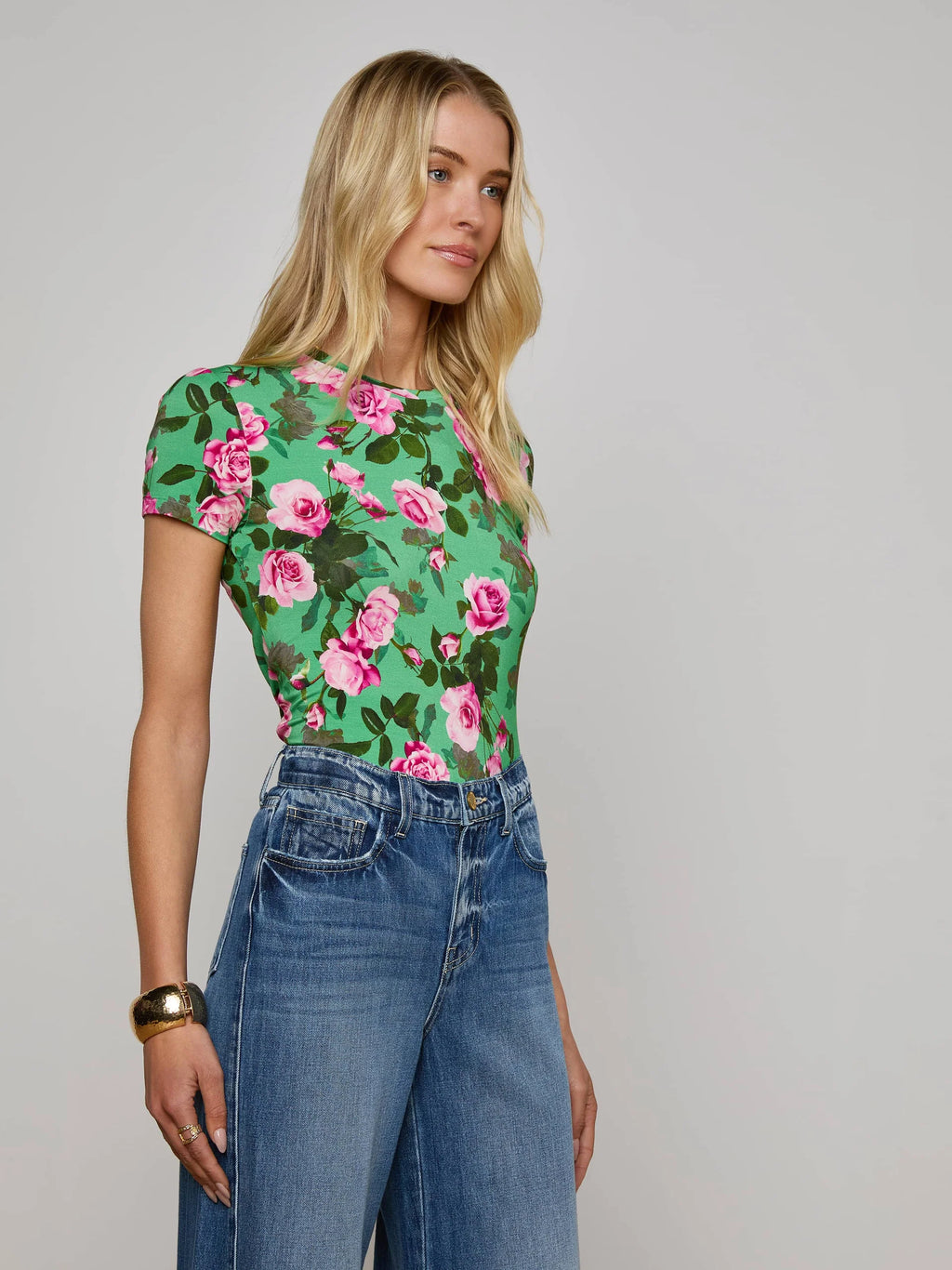 L'Agence Ressi Fitted Tee