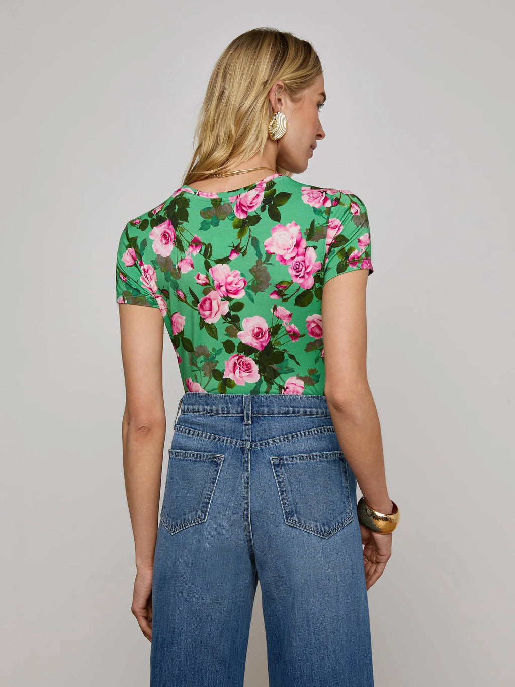 L'Agence Ressi Fitted Tee