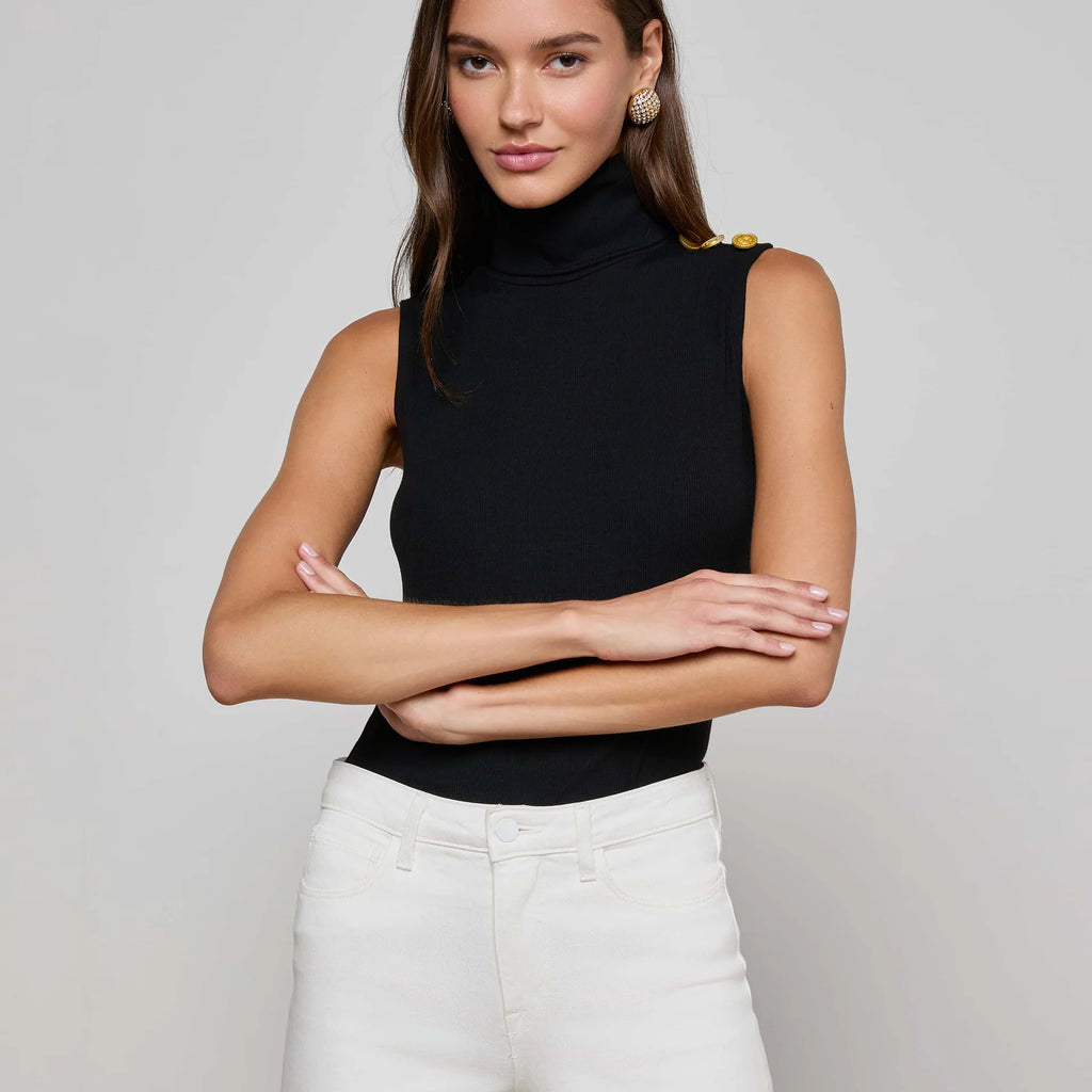 L'Agence Ceci Sleeveless Turtleneck