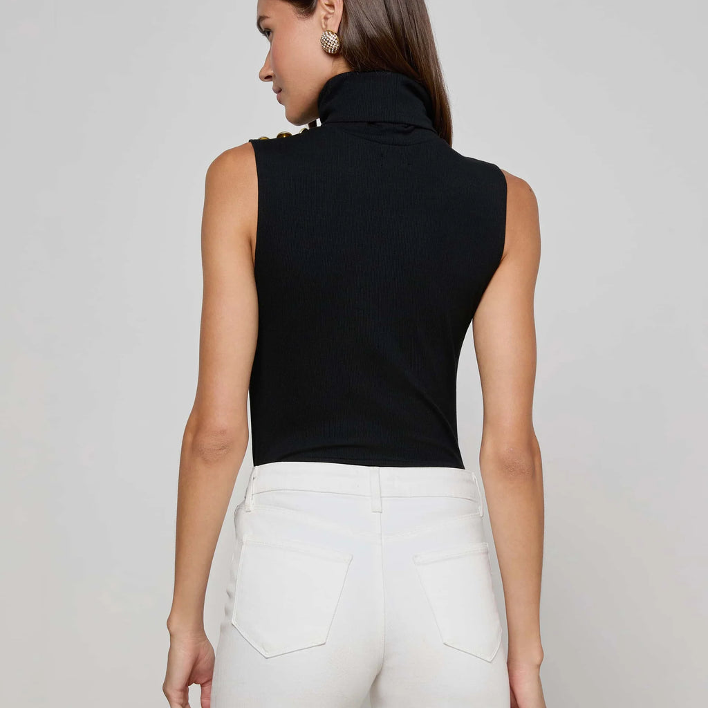 L'Agence Ceci Sleeveless Turtleneck