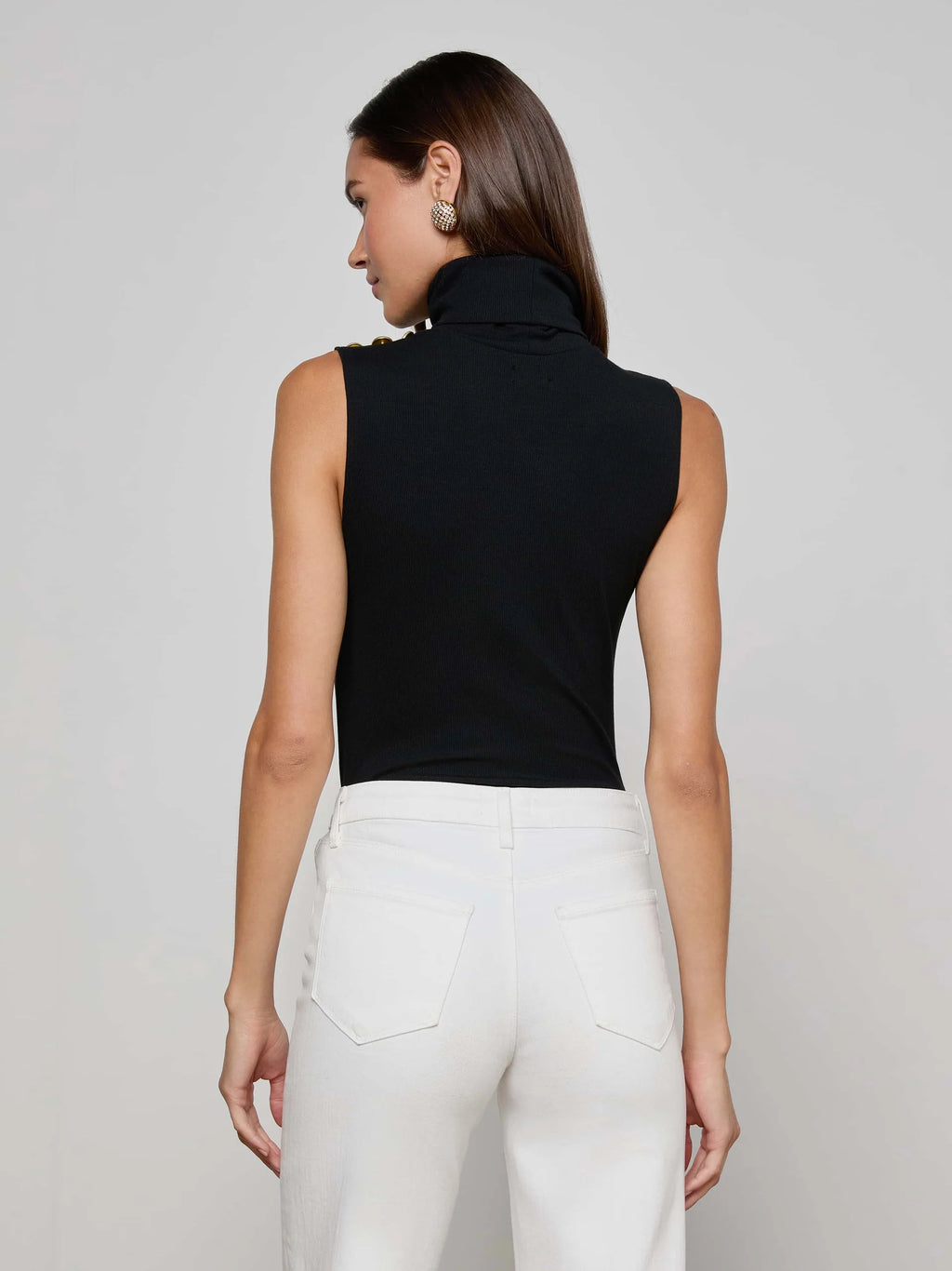 L'Agence Ceci Sleeveless Turtleneck