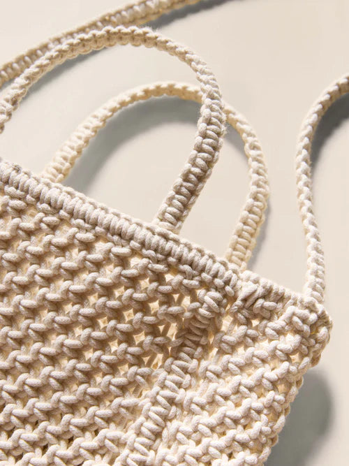 Faherty Sunwashed Macrame Crossbody
