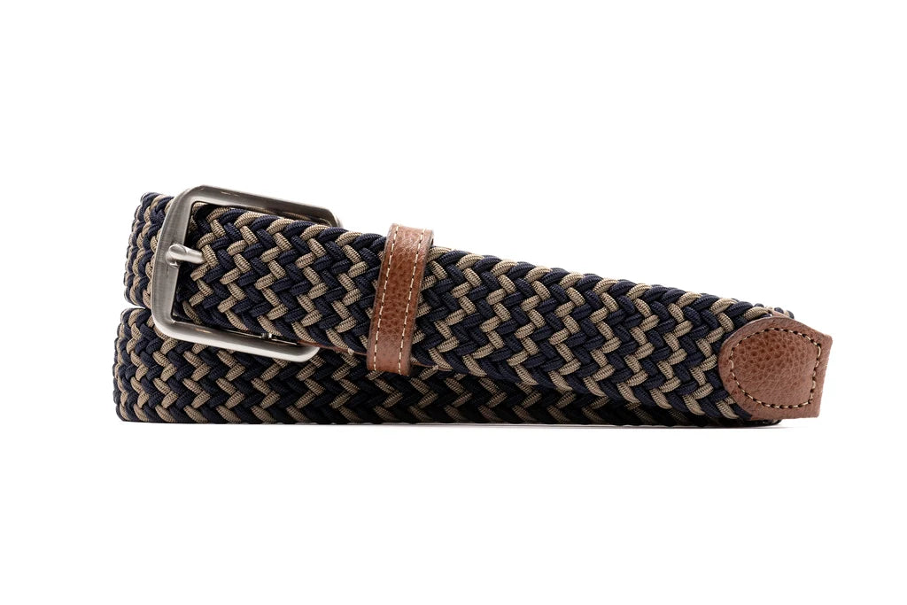 Martin Dingman Newport Woven Italian Rayon Elastic Belt