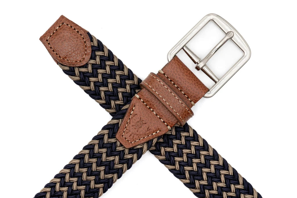 Martin Dingman Newport Woven Italian Rayon Elastic Belt