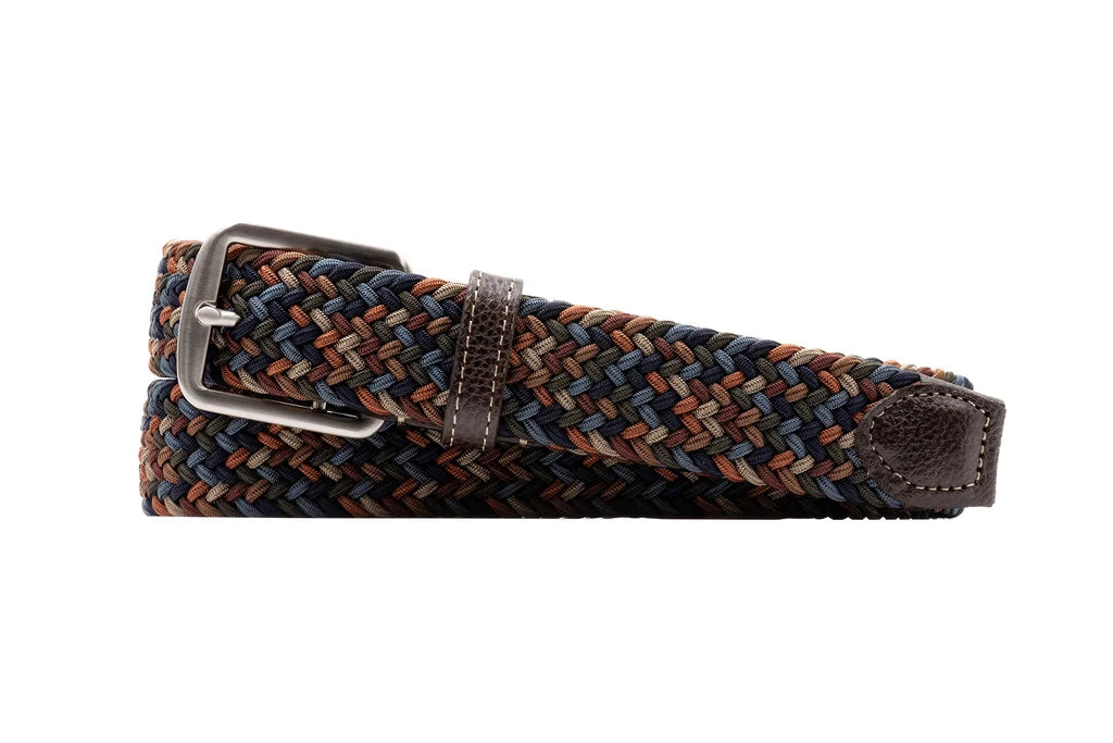 Martin Dingman Newport Woven Italian Rayon Elastic Belt