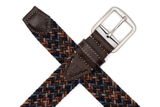 Martin Dingman Newport Woven Italian Rayon Elastic Belt
