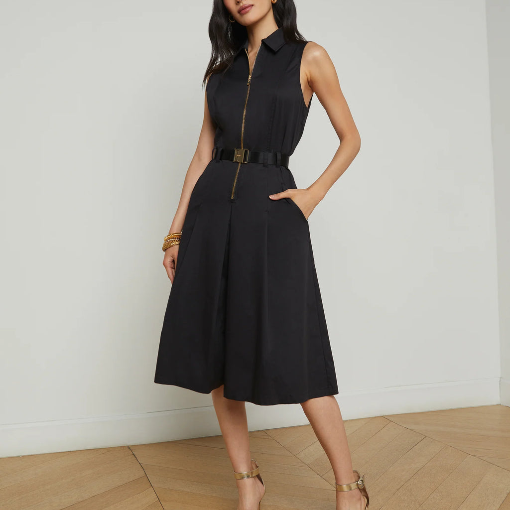 L'Agence  Kylo Poplin Shirt Dress